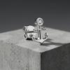 Ector Ear Silver Stud For Men (1 PC ONLY)