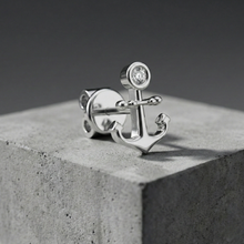 Load image into Gallery viewer, Ector Ear Silver Stud For Men (1 PC ONLY)
