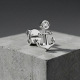 Ector Ear Silver Stud For Men (1 PC ONLY)