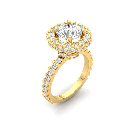 Taisia Diamond Silver Ring for Her