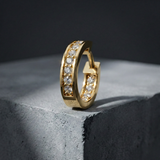 INsideout Silver Hoop Earrings For Men (1 PC ONLY)