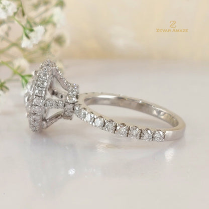 Taisia Diamond Silver Ring for Her