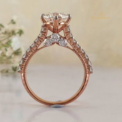 Tiye Diamond Silver Ring for Her