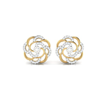 Load image into Gallery viewer, Rose Bloom Swirl Sterling Silver Earrings for Women