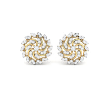 Load image into Gallery viewer, Radiant Petal Swirl Sterling Silver Earrings for Women