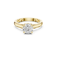 Load image into Gallery viewer, Elaroin 1ct Solitaire Moissanite Diamond Ring for her