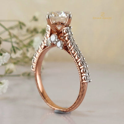 Tiye Diamond Silver Ring for Her