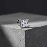 Princess Solitaire Silver Stud for Men (1 PC ONLY)