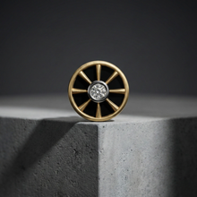 Load image into Gallery viewer, Taurus Ear Silver Stud For Men (1 PC ONLY)