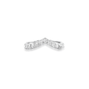 Evelyn Diamond Silver Ring for Women