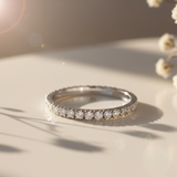Curio Diamond Silver Eternity Ring for Her