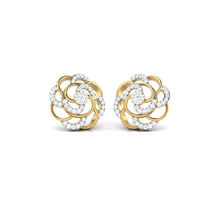 Load image into Gallery viewer, Rose Bloom Swirl Sterling Silver Earrings for Women