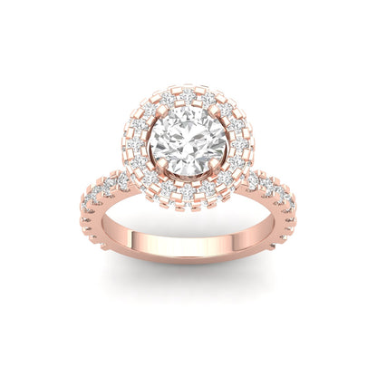 Taisia Diamond Silver Ring for Her