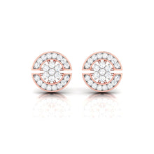 Load image into Gallery viewer, Moon studded earrings