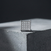 16 Square Diamond Silver Stud for Men (1 PC ONLY)
