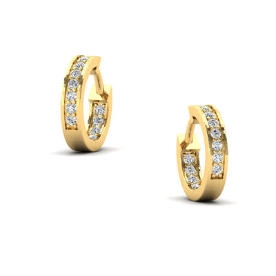 Celeste Diamond hoop bali for her