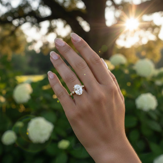 MOISSANITE SOLITARE RING 