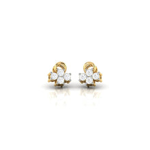 Load image into Gallery viewer, Dainty Floral Sterling Silver Earrings for Women