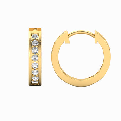 Celeste Diamond hoop bali for her