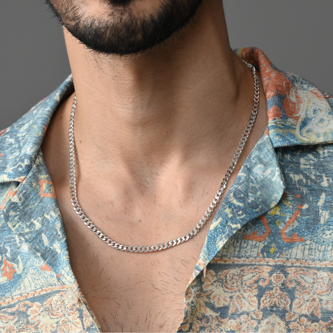 Silver Chain For Men - Zevar Amaze
