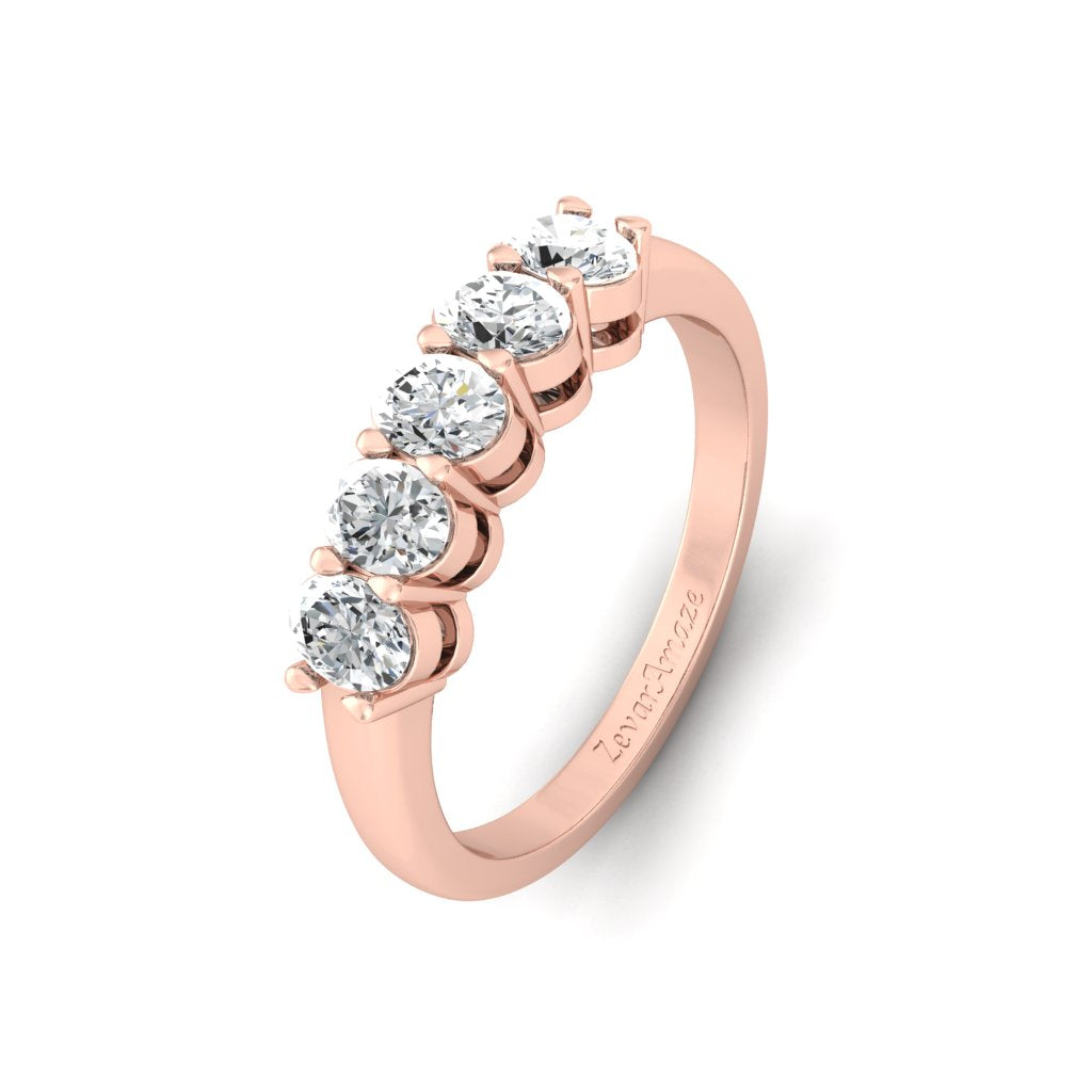Oval Eternity Band