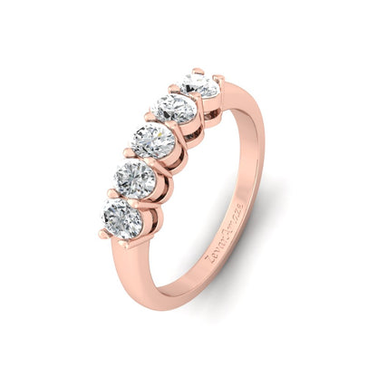 Oval Eternity Band