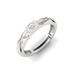 Adrian Silver Adjustable Ring For Men ( Free Size)