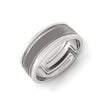Roman Silver Adjustable  Ring For Men ( Free Size)