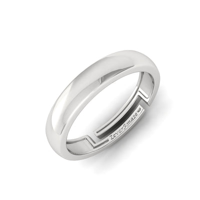 Lukas Silver Ring for Men - WHITE