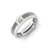 Hadrian Silver Adjustable Ring for Men ( Free Size)