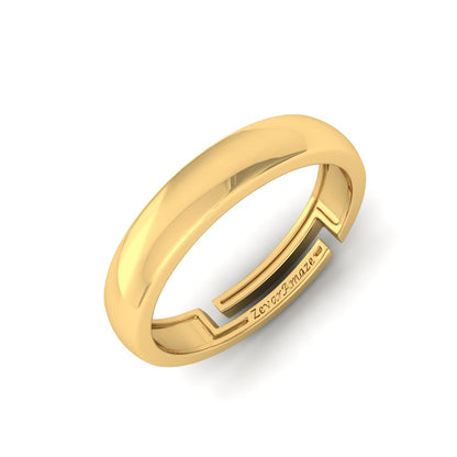Lukas Silver Ring for Men - YELLOW