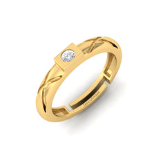Load image into Gallery viewer, Adrian Silver Ring For Men - yellow