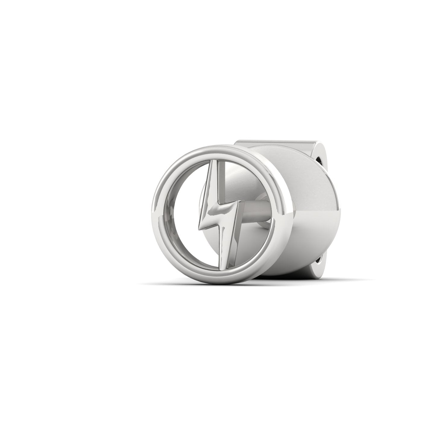 Castor Ear Silver Stud For Men