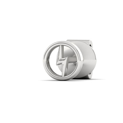 Castor Ear Silver Stud For Men