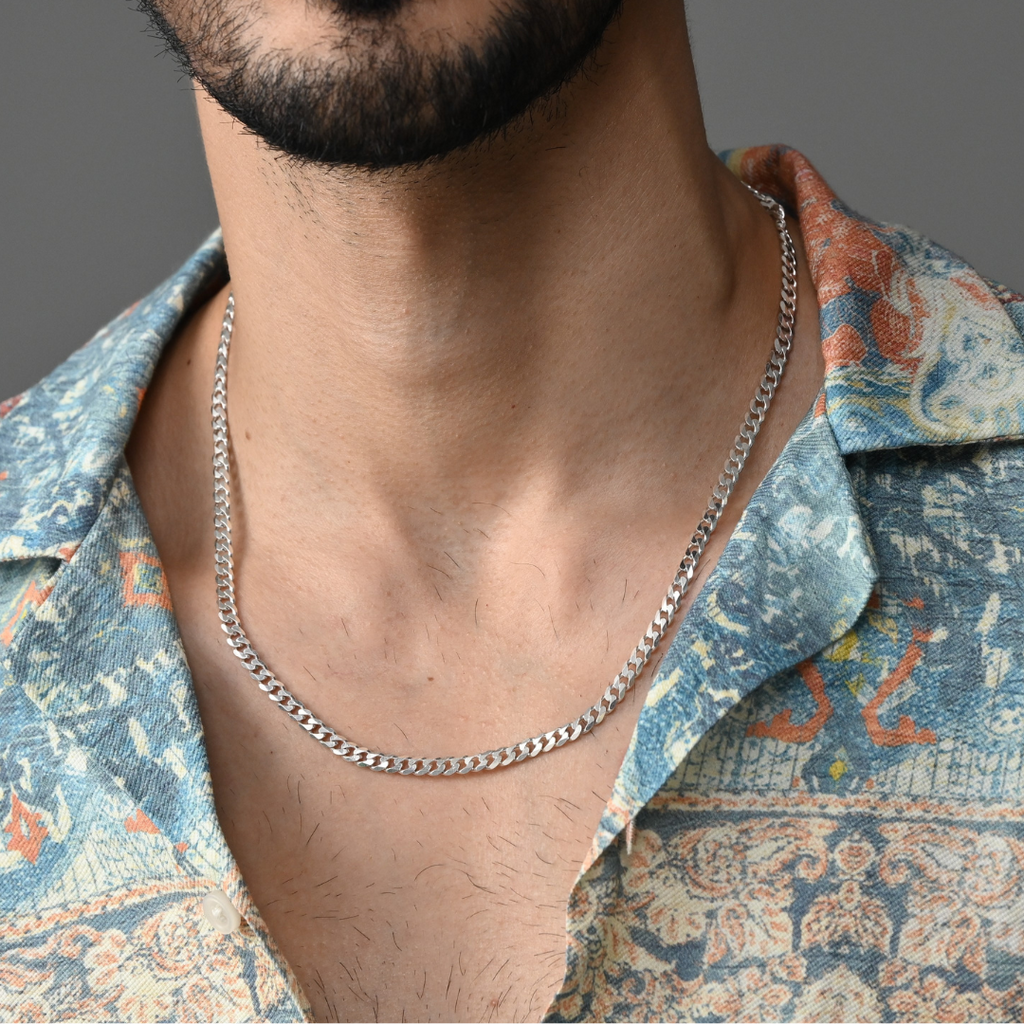 Silver Chain For Men - Zevar Amaze