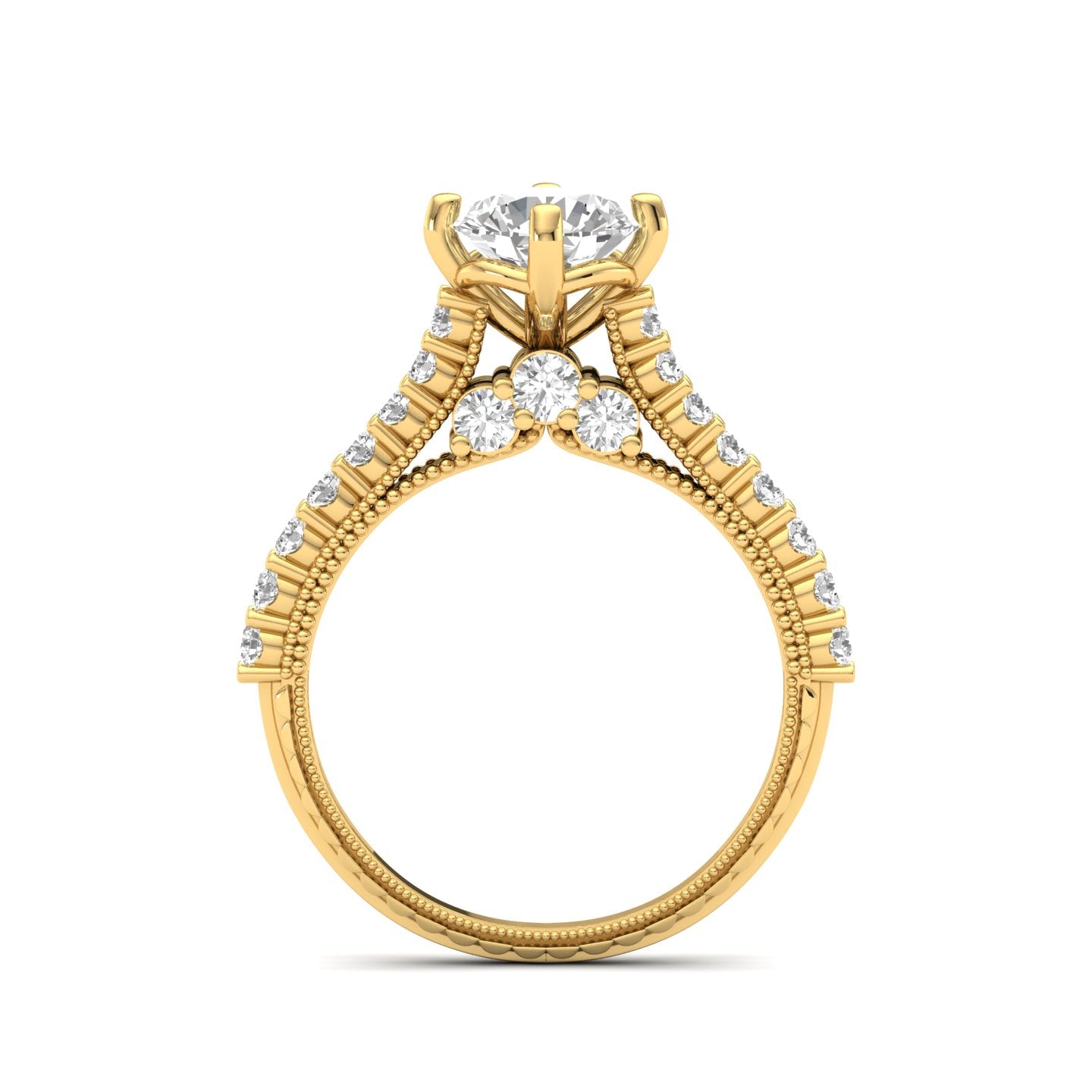Tiye Diamond Silver Ring for Her