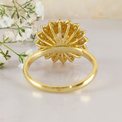 Gatha Diamond Silver Ring for Her