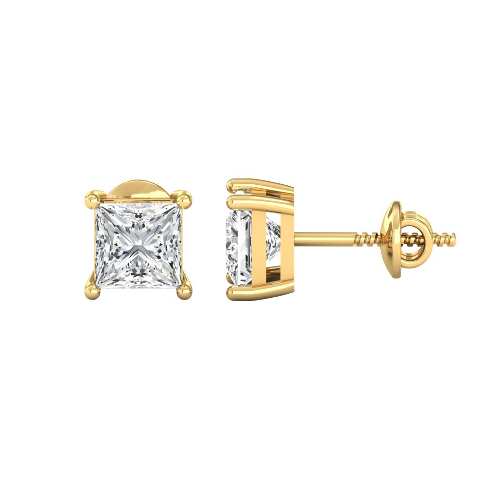 Princess Glow Stud Earrings for Her