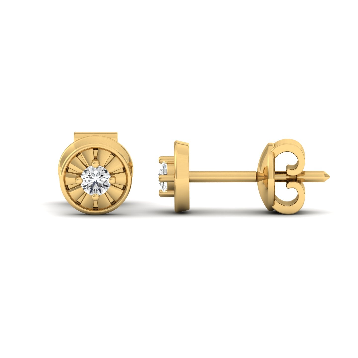 Ear stud for men - gold