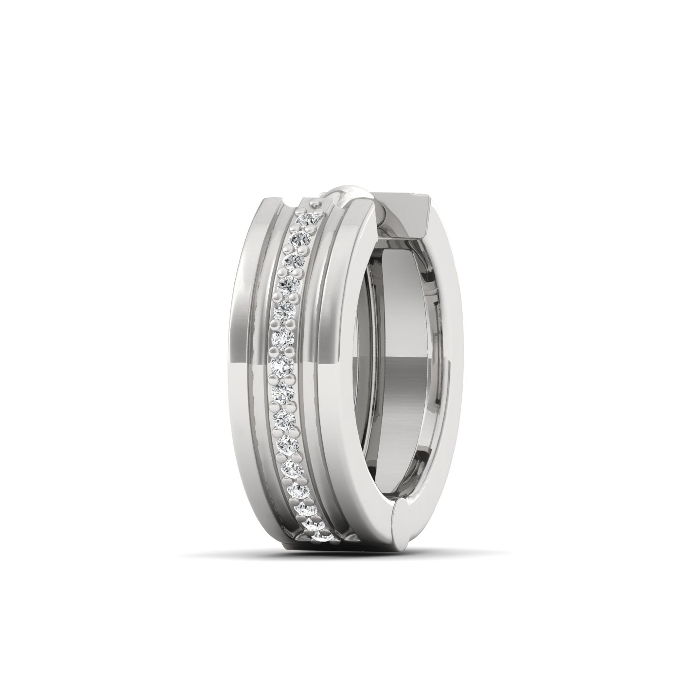 Zevar Amaze Silver Hoop