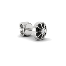 Load image into Gallery viewer, Taurus Ear Silver Stud For Men