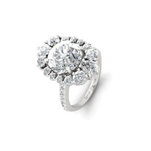 Load image into Gallery viewer, Moissanite Diamond Cocktail Solitiare Ring
