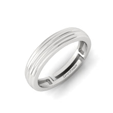 Load image into Gallery viewer, Gabriel Silver Ring for Men - White