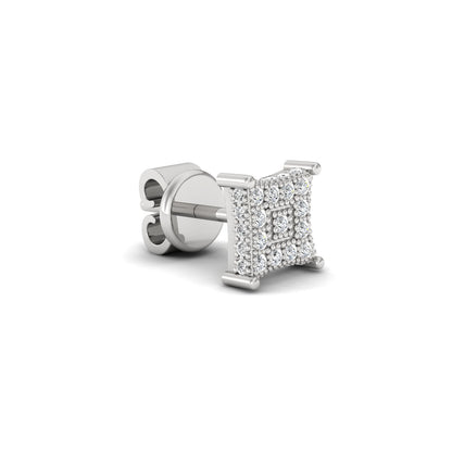 White variant for silver earring