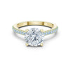 Sanaya 2ct Round Moissanite Solitaire Diamond Ring for her