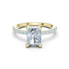 Niharika 2ct Radiant Moissanite Solitaire Diamond Ring for her