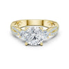 Avika 2ct Round Moissanite Solitaire Diamond Ring for her