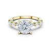Ishita 2ct Round Moissanite Solitaire Diamond Ring for her