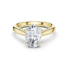 Load image into Gallery viewer, Rhea 2ct Oval Moissanite Solitaire Diamond Ring for her