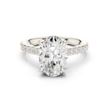 Load image into Gallery viewer, Pari 4ct Oval Moissanite Solitaire Diamond Ring for her